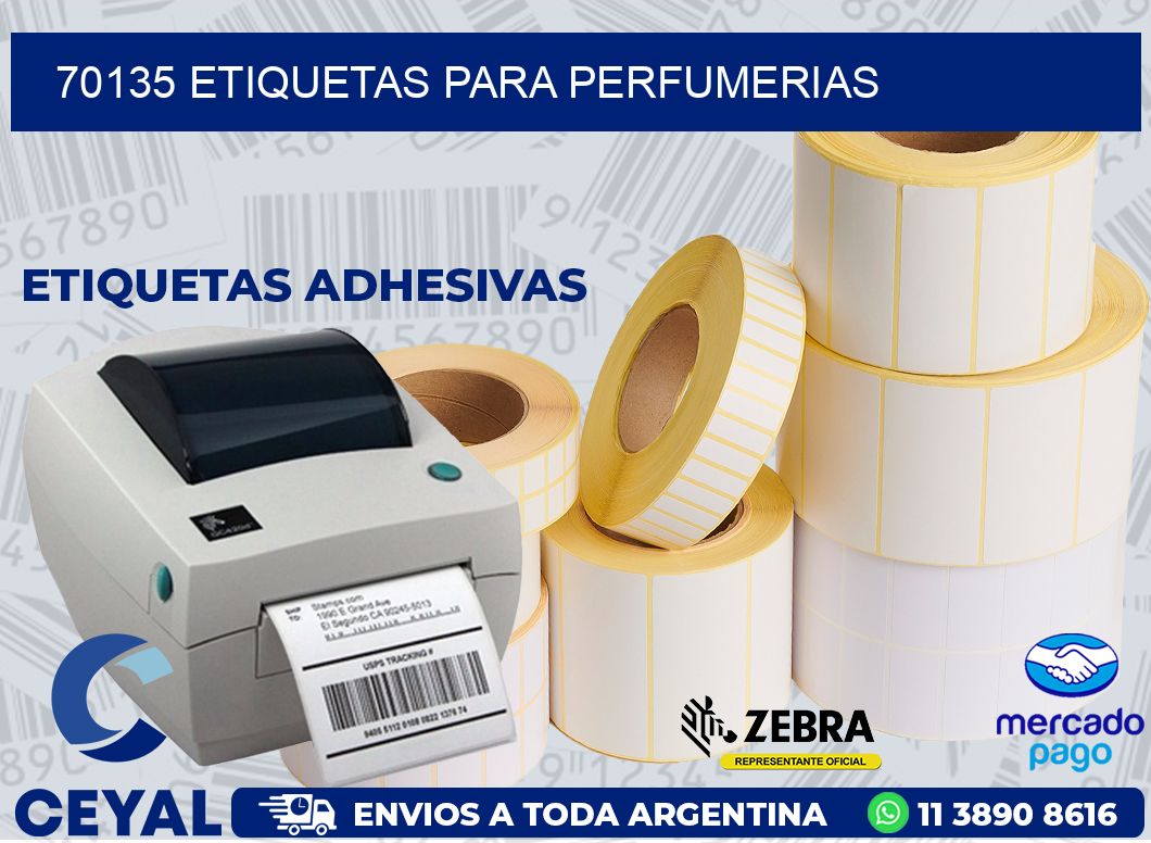 70135 ETIQUETAS PARA PERFUMERIAS