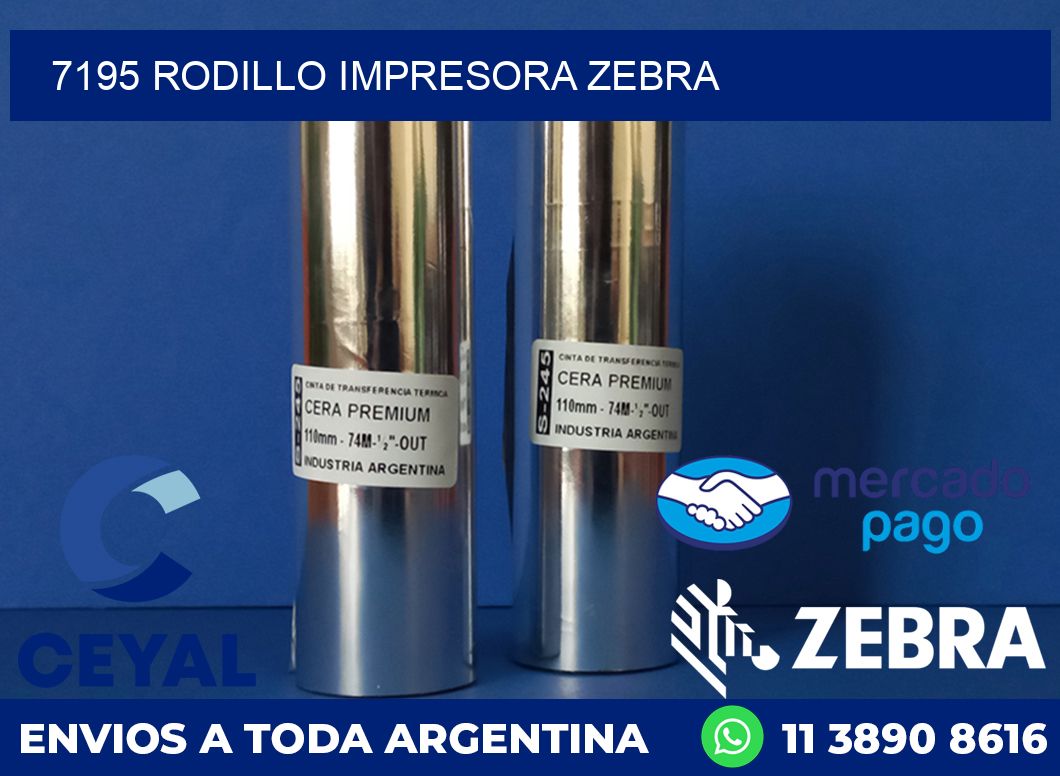 7195 RODILLO IMPRESORA ZEBRA