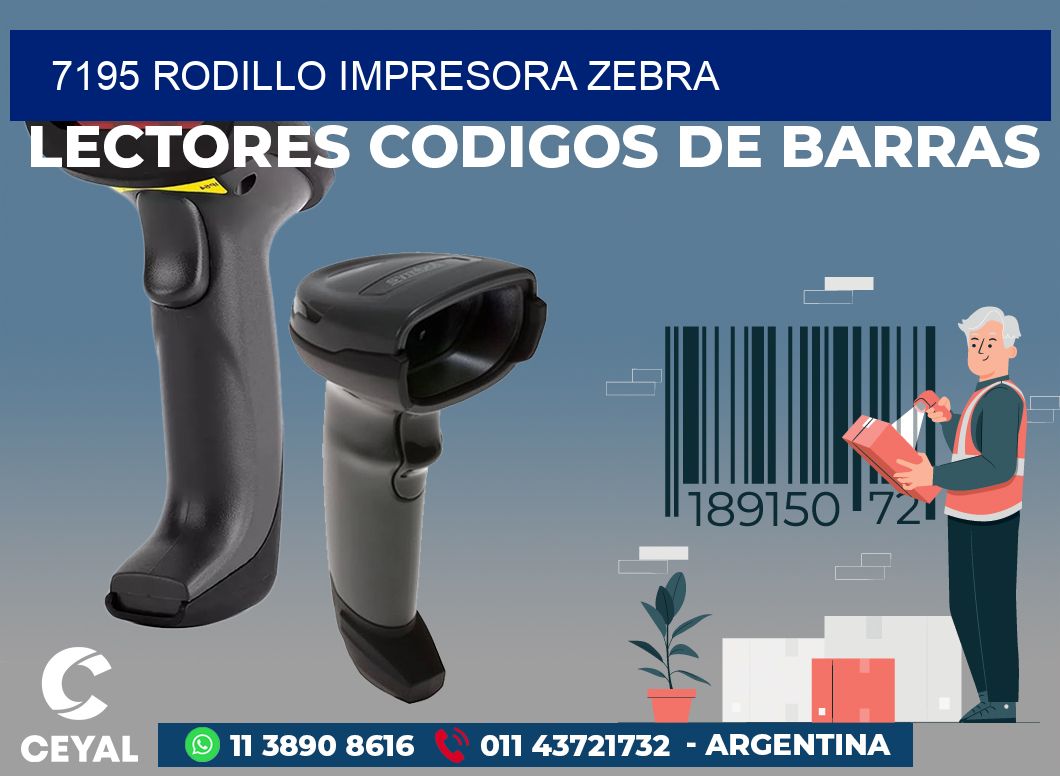 7195 RODILLO IMPRESORA ZEBRA