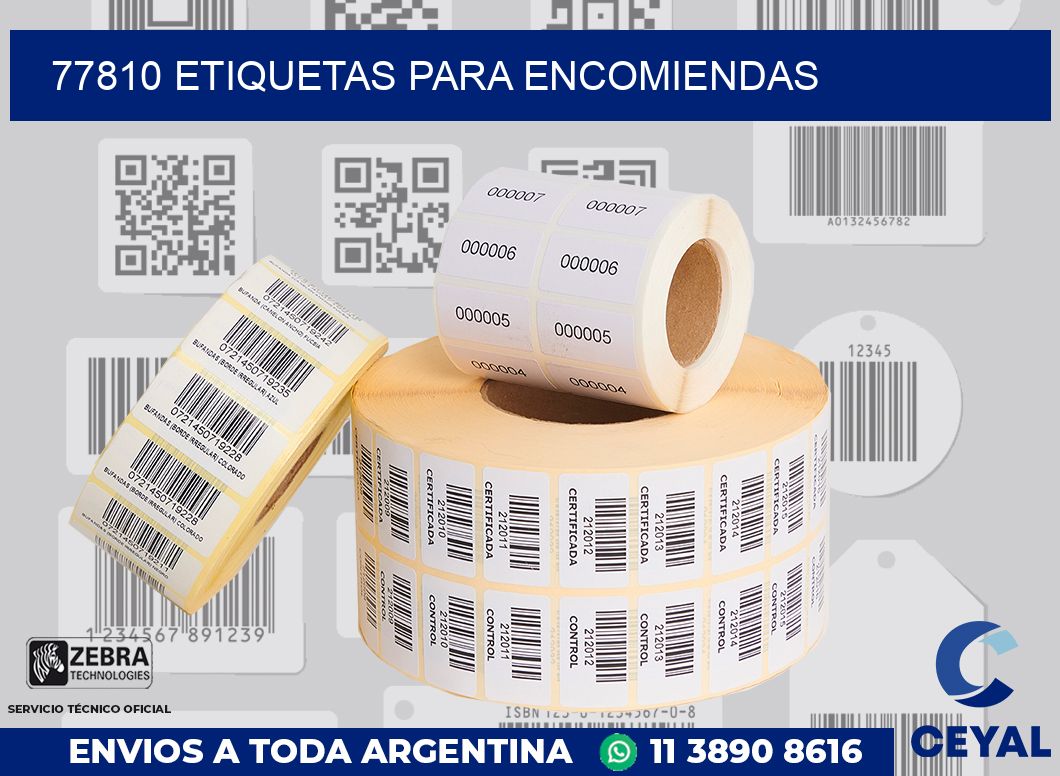 77810 ETIQUETAS PARA ENCOMIENDAS