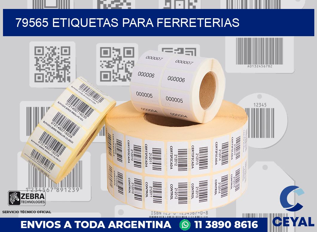 79565 ETIQUETAS PARA FERRETERIAS