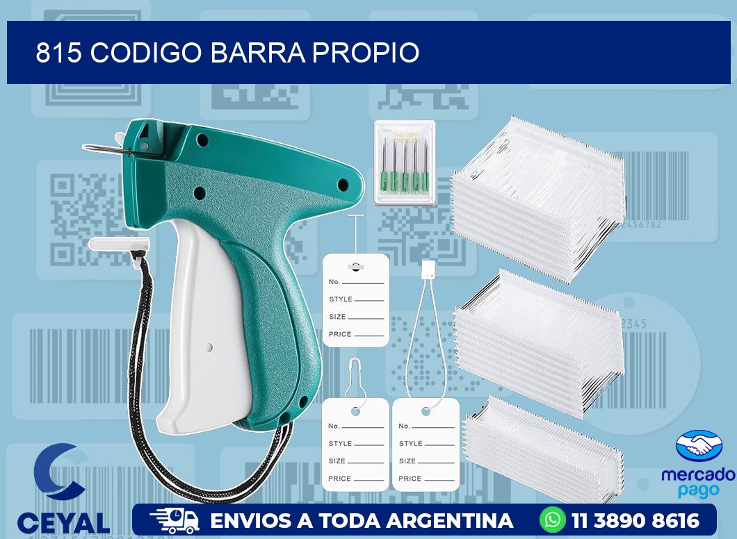 815 CODIGO BARRA PROPIO