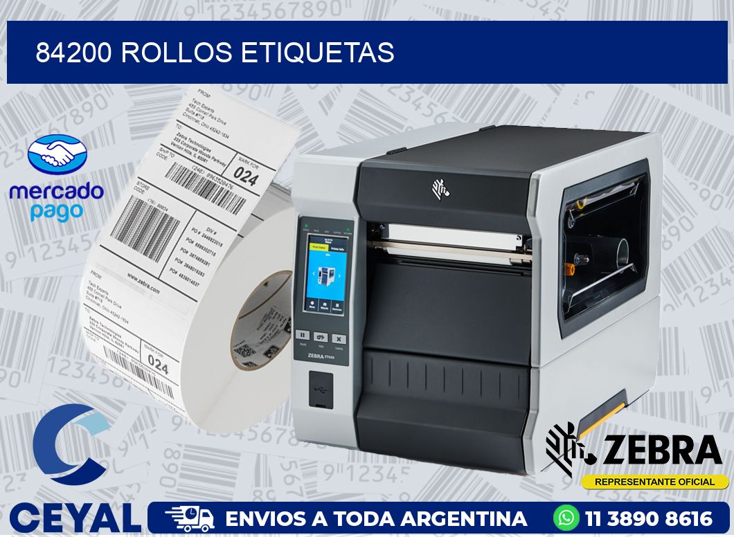 84200 ROLLOS ETIQUETAS