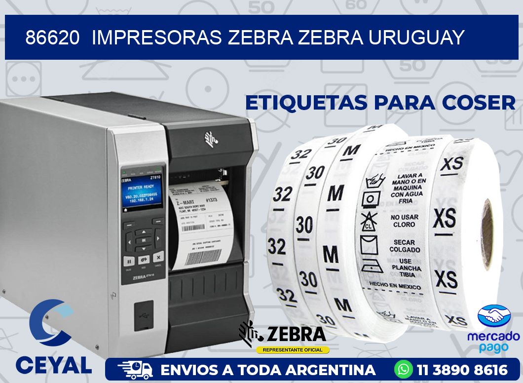 86620  IMPRESORAS ZEBRA ZEBRA URUGUAY