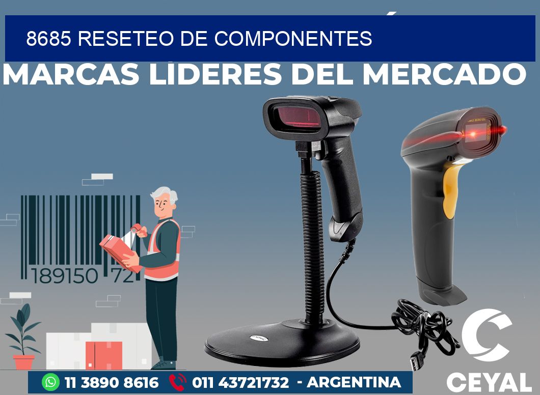 8685 RESETEO DE COMPONENTES