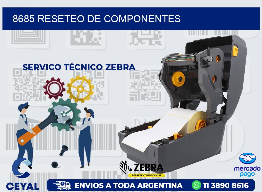 8685 RESETEO DE COMPONENTES