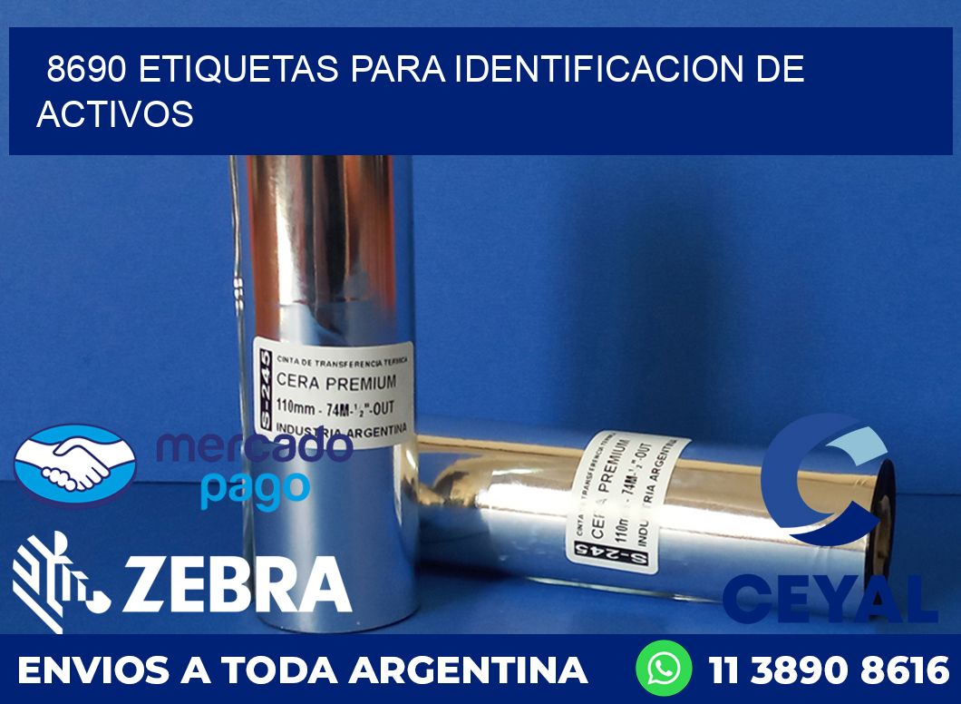 8690 ETIQUETAS PARA IDENTIFICACION DE ACTIVOS