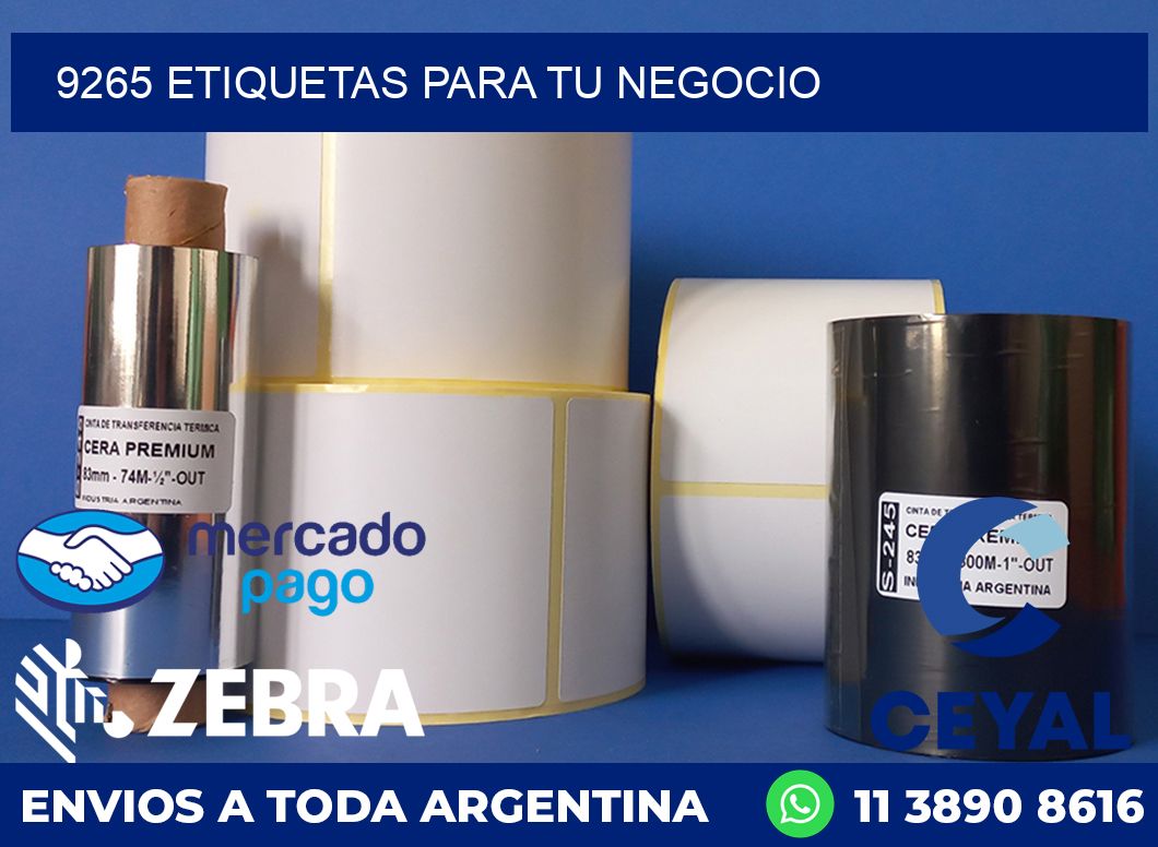 9265 ETIQUETAS PARA TU NEGOCIO