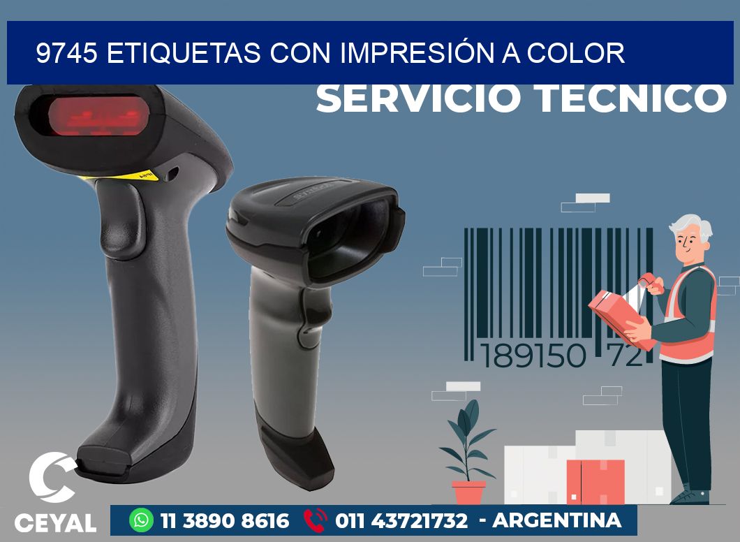 9745 ETIQUETAS CON IMPRESIÓN A COLOR