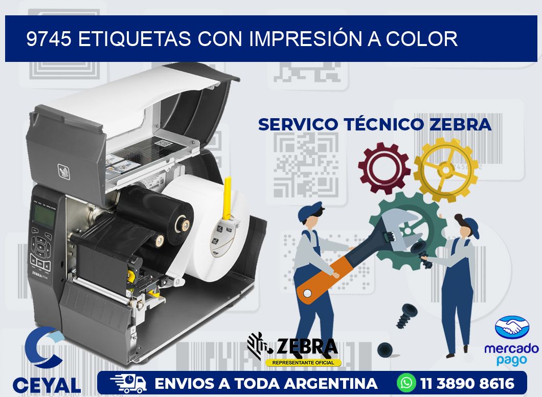 9745 ETIQUETAS CON IMPRESIÓN A COLOR