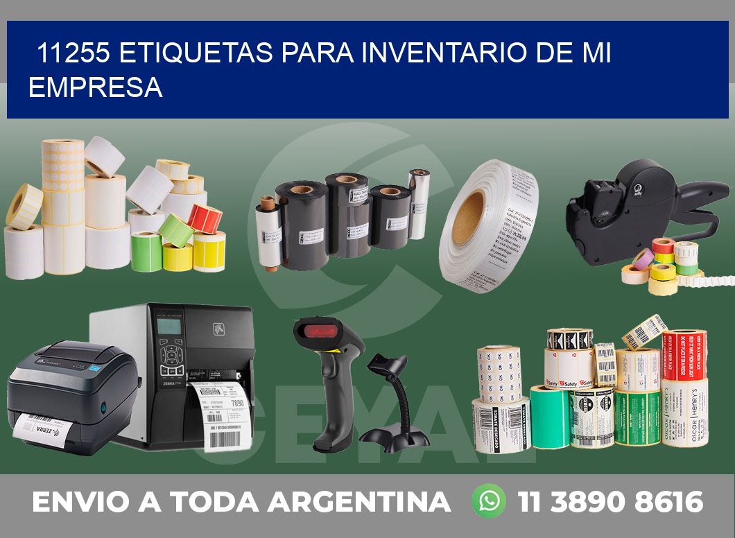 11255 ETIQUETAS PARA INVENTARIO DE MI EMPRESA