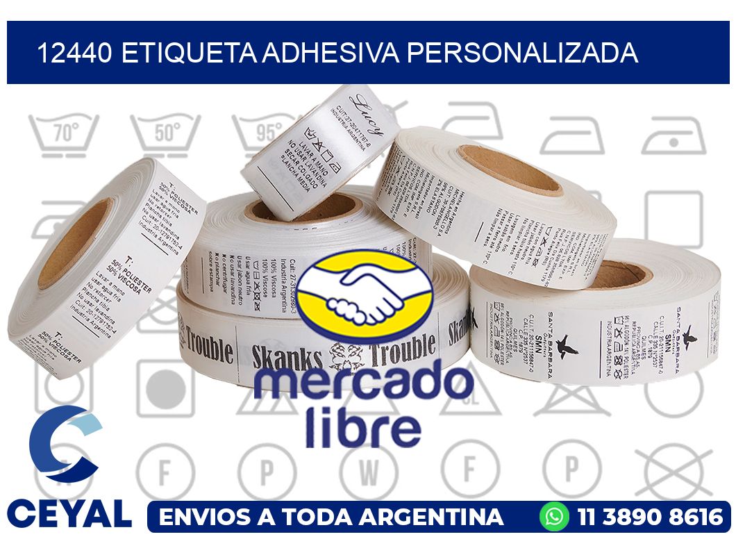 12440 ETIQUETA ADHESIVA PERSONALIZADA