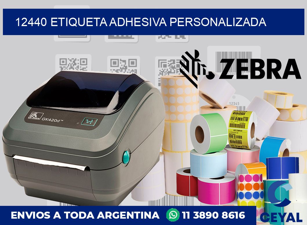 12440 ETIQUETA ADHESIVA PERSONALIZADA