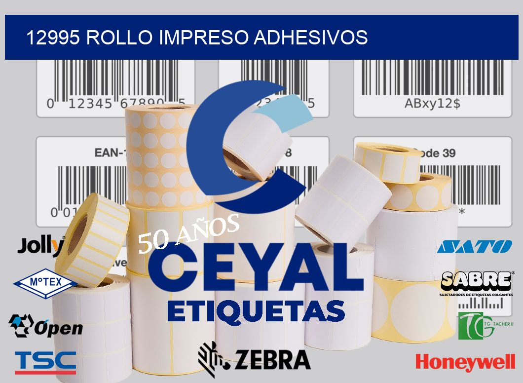 12995 ROLLO IMPRESO ADHESIVOS