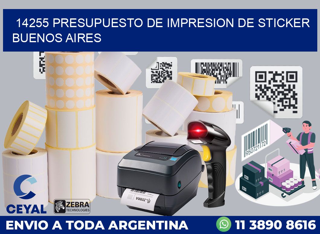 14255 PRESUPUESTO DE IMPRESION DE STICKER BUENOS AIRES