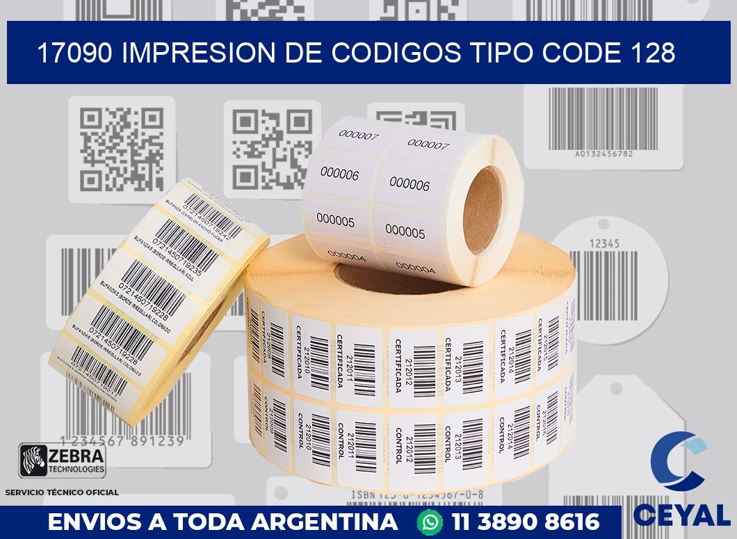 17090 IMPRESION DE CODIGOS TIPO CODE 128