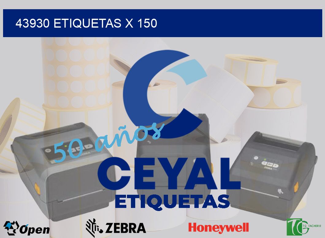 43930 Etiquetas x 150
