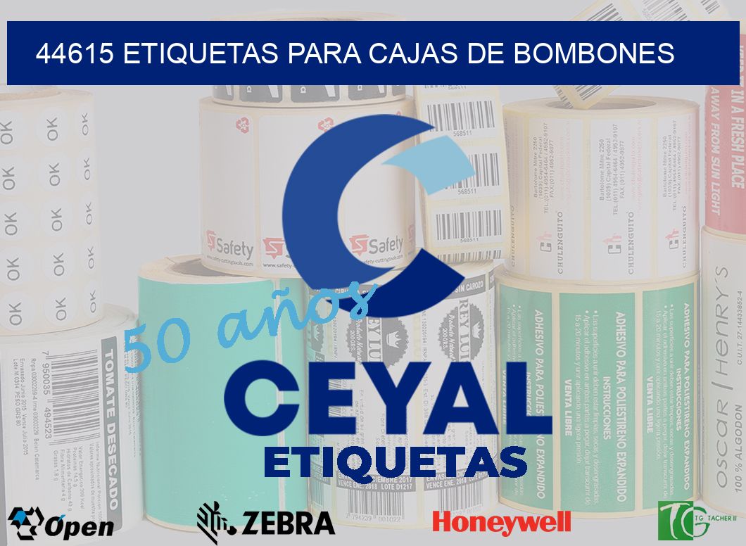 44615 ETIQUETAS PARA CAJAS DE BOMBONES