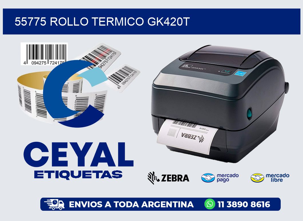 55775 ROLLO TERMICO GK420T