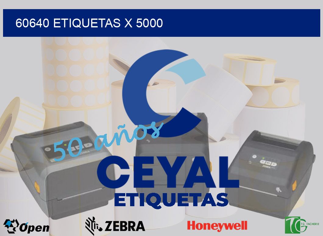 60640 Etiquetas x 5000