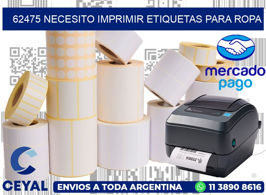 62475 NECESITO IMPRIMIR ETIQUETAS PARA ROPA