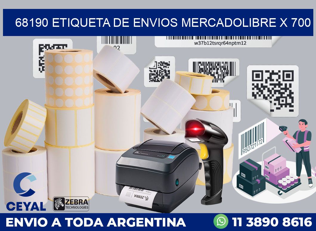68190 etiqueta de envios mercadolibre x 700
