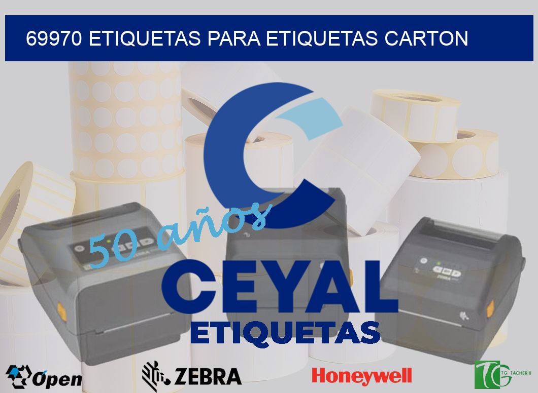 69970 ETIQUETAS PARA ETIQUETAS CARTON