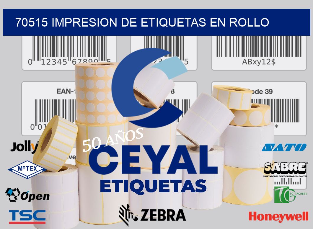 70515 IMPRESION DE ETIQUETAS EN ROLLO