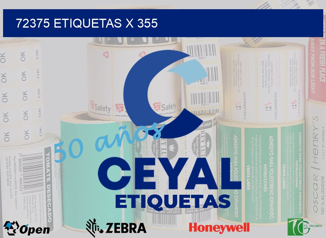 72375 Etiquetas x 355