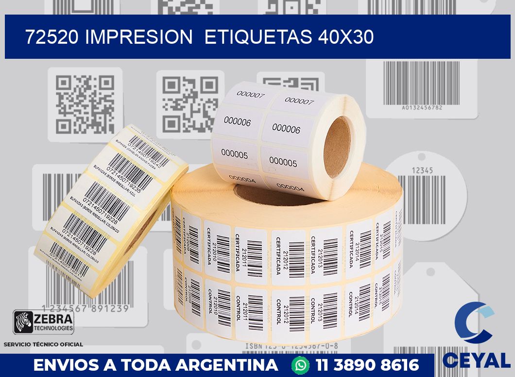 72520 impresion  etiquetas 40x30