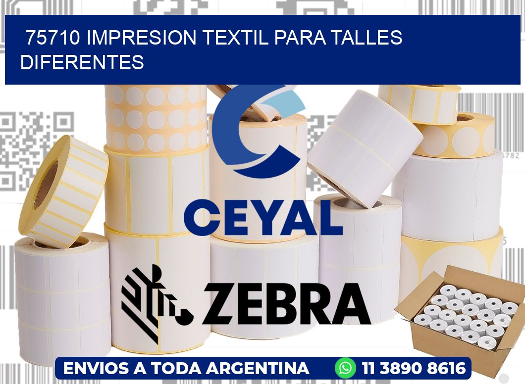 75710 IMPRESION TEXTIL PARA TALLES DIFERENTES