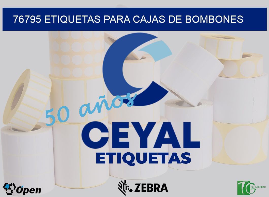 76795 ETIQUETAS PARA CAJAS DE BOMBONES