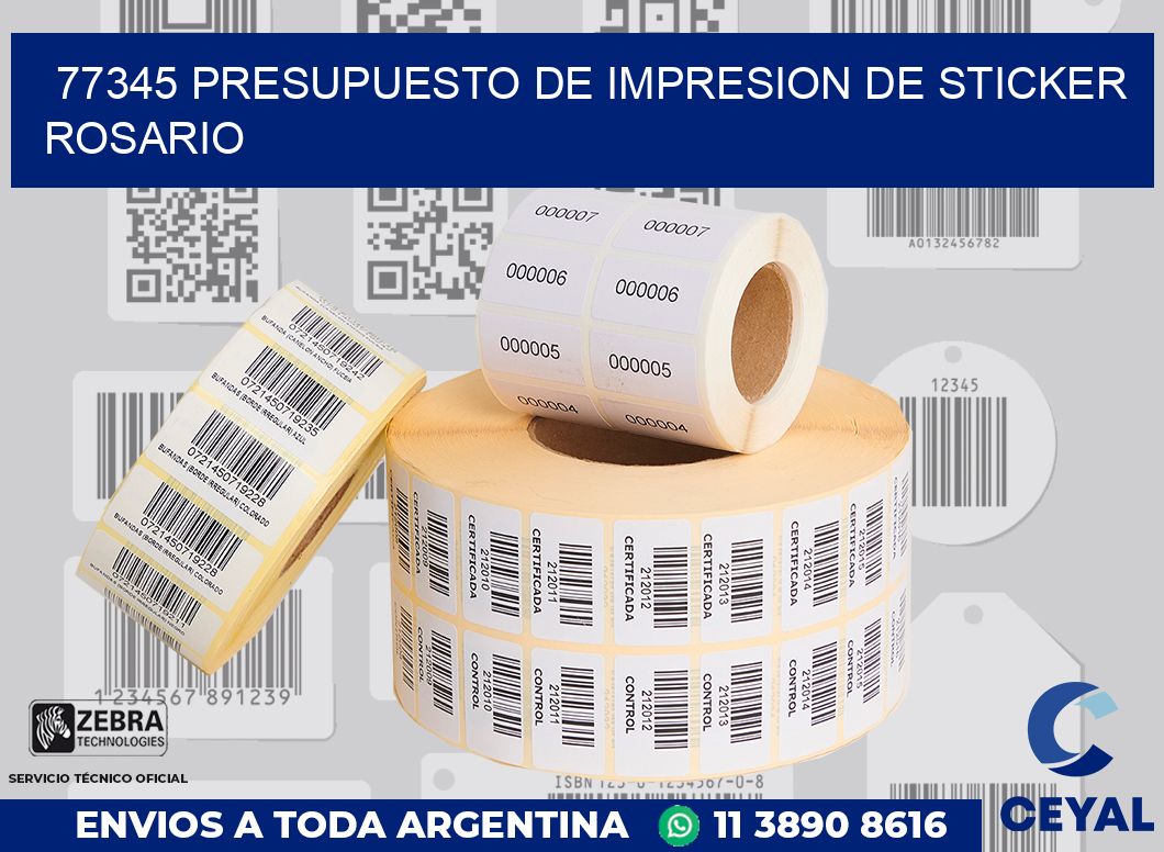 77345 PRESUPUESTO DE IMPRESION DE STICKER ROSARIO