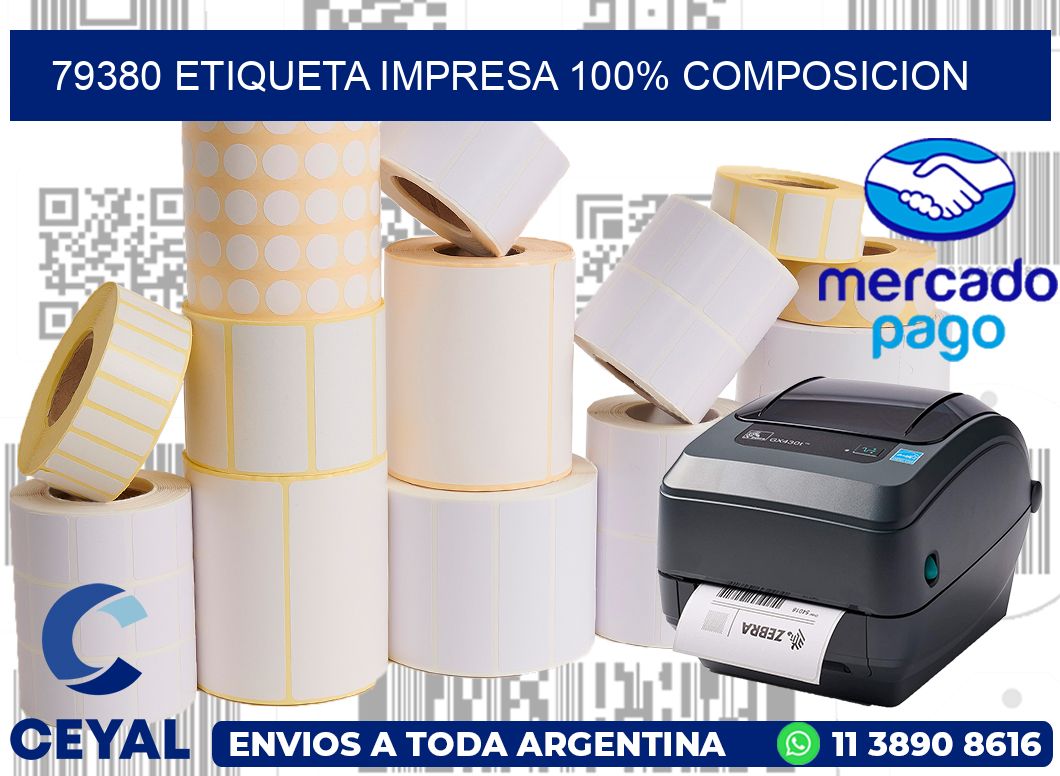 79380 ETIQUETA IMPRESA 100% COMPOSICION