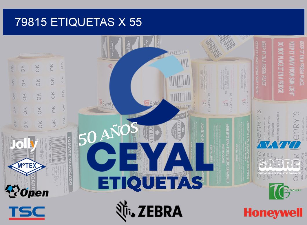 79815 Etiquetas x 55