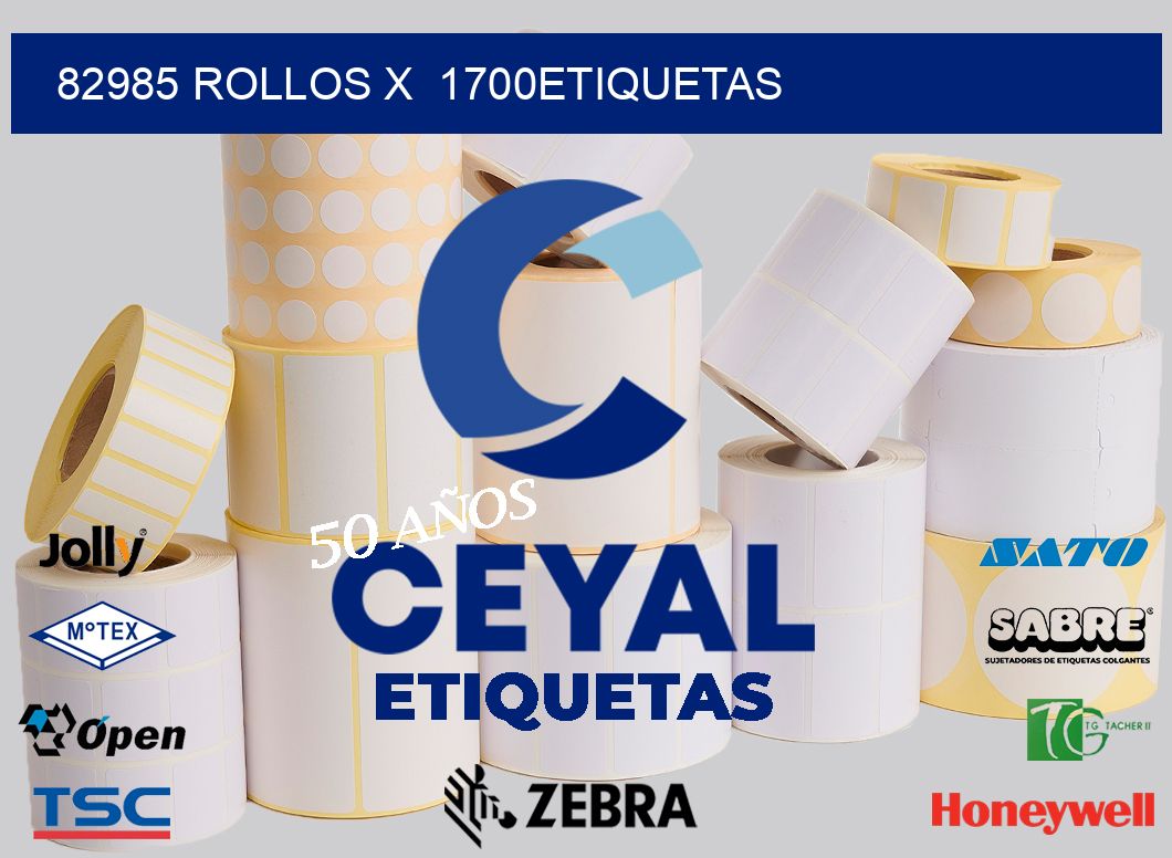 82985 Rollos x  1700etiquetas
