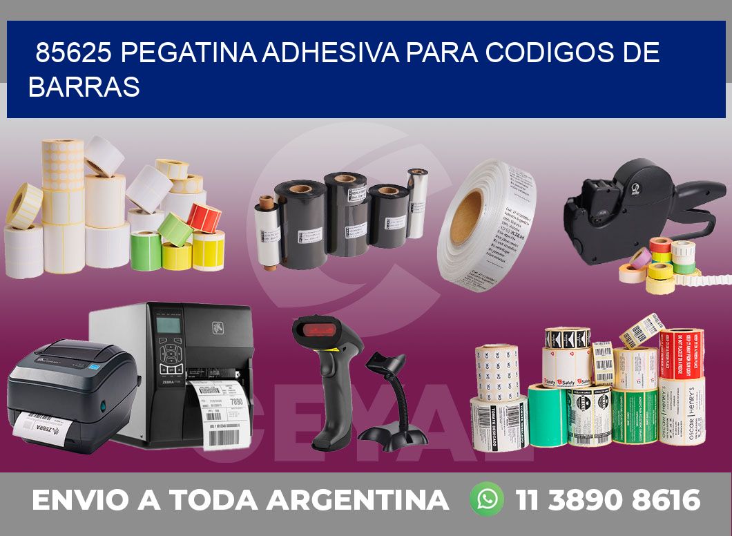 85625 PEGATINA ADHESIVA PARA CODIGOS DE BARRAS