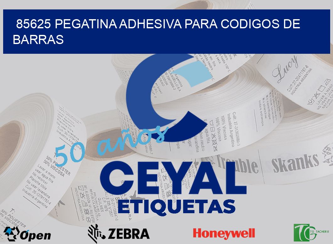 85625 PEGATINA ADHESIVA PARA CODIGOS DE BARRAS