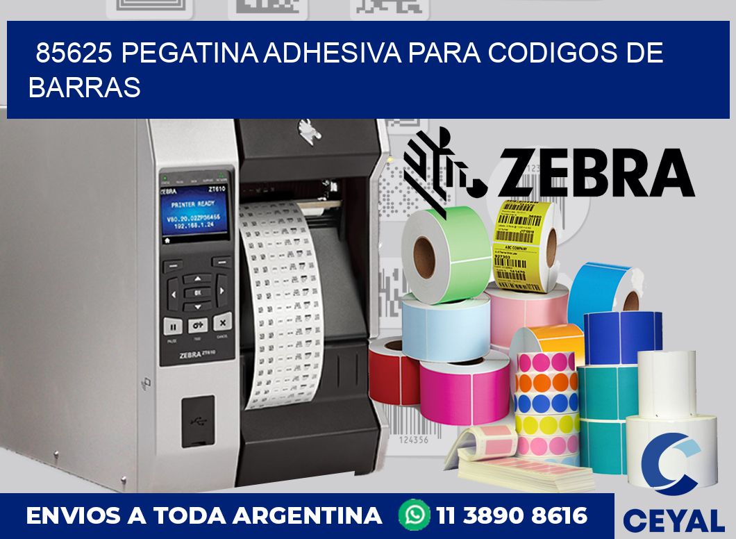 85625 PEGATINA ADHESIVA PARA CODIGOS DE BARRAS