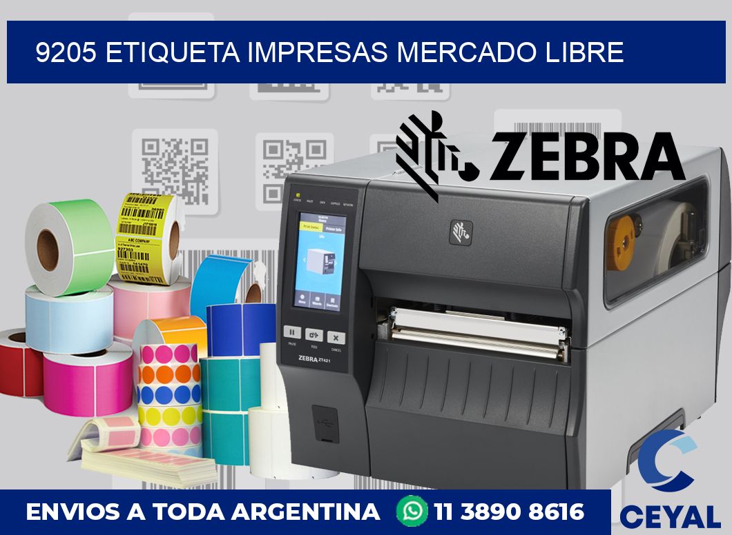 9205 ETIQUETA IMPRESAS MERCADO LIBRE