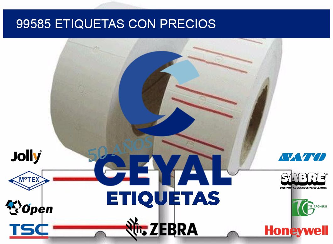 99585 ETIQUETAS CON PRECIOS