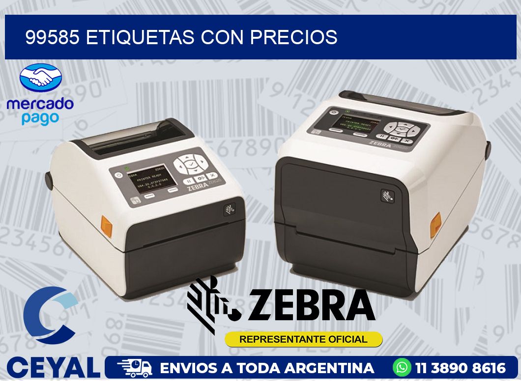 99585 ETIQUETAS CON PRECIOS
