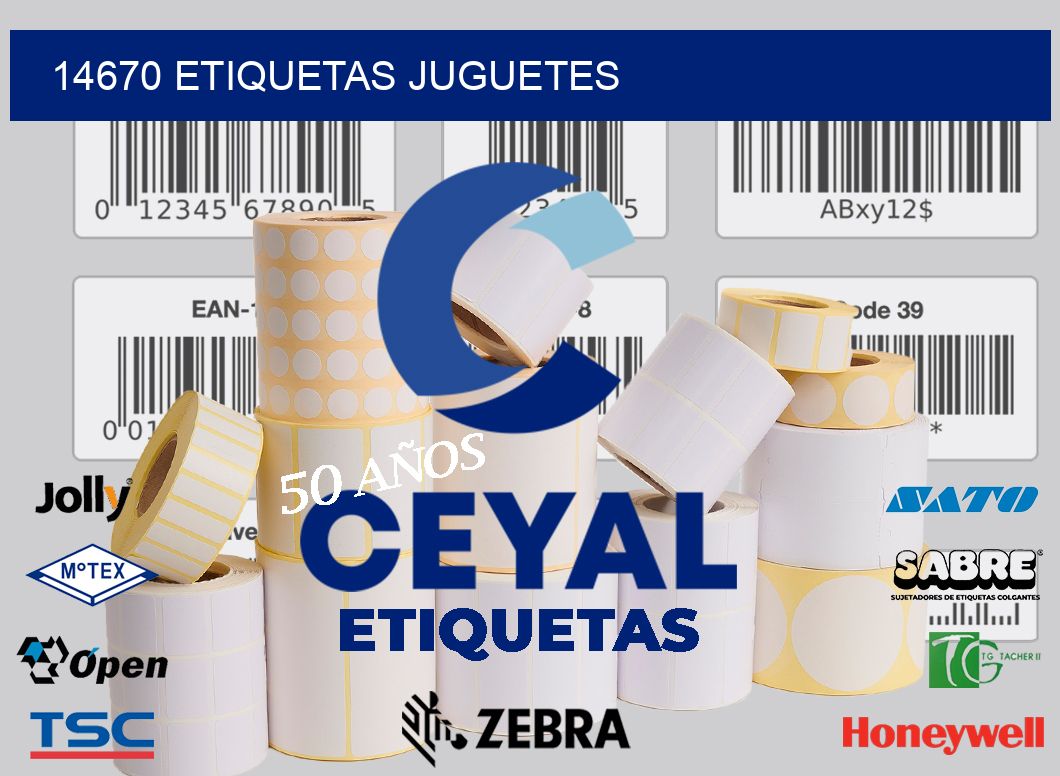 14670 etiquetas juguetes