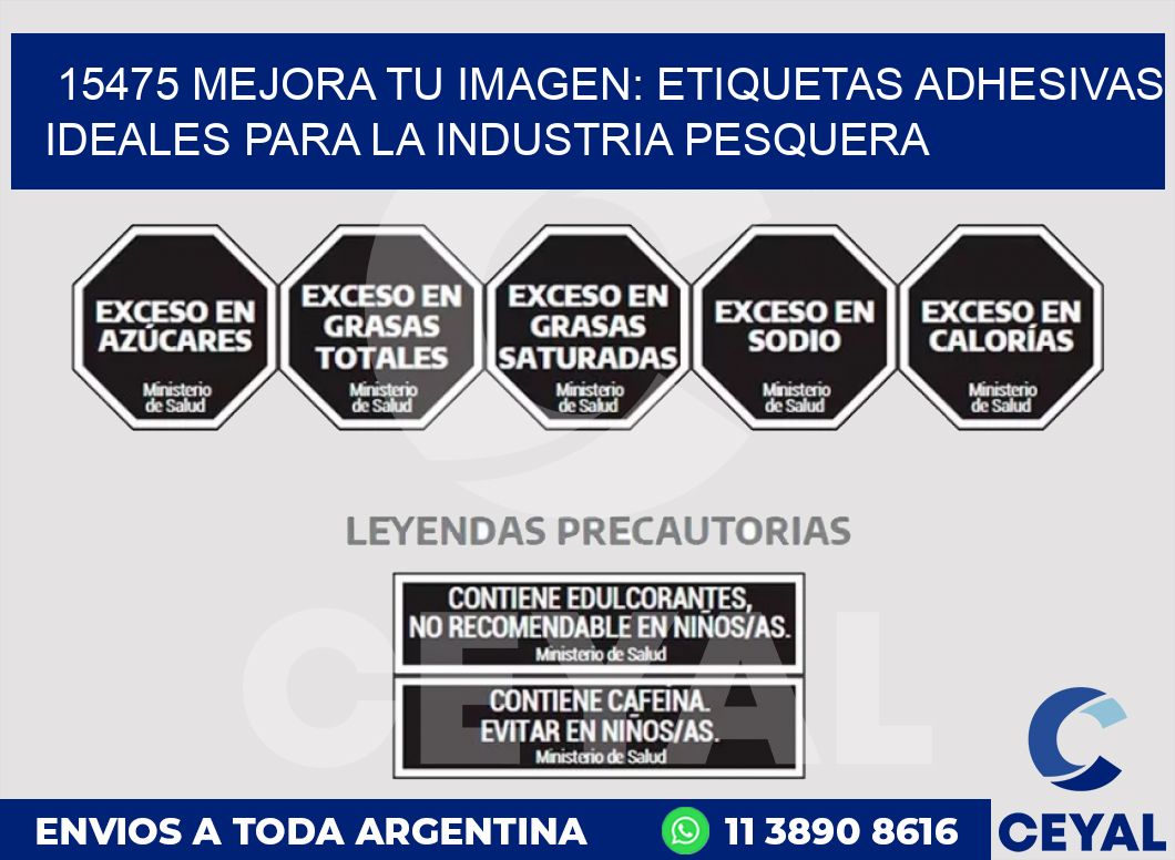 15475 MEJORA TU IMAGEN: ETIQUETAS ADHESIVAS IDEALES PARA LA INDUSTRIA PESQUERA