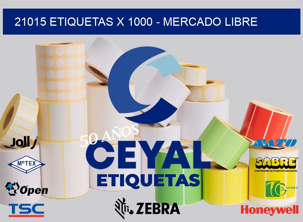 21015 ETIQUETAS X 1000 - MERCADO LIBRE