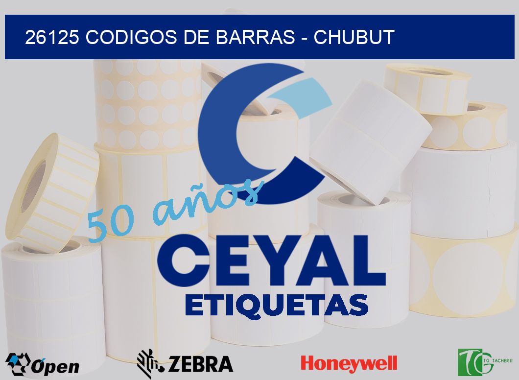 26125 CODIGOS DE BARRAS – CHUBUT