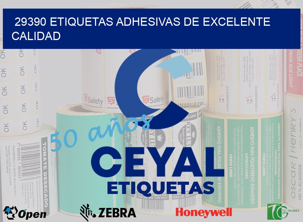 29390 ETIQUETAS ADHESIVAS DE EXCELENTE CALIDAD