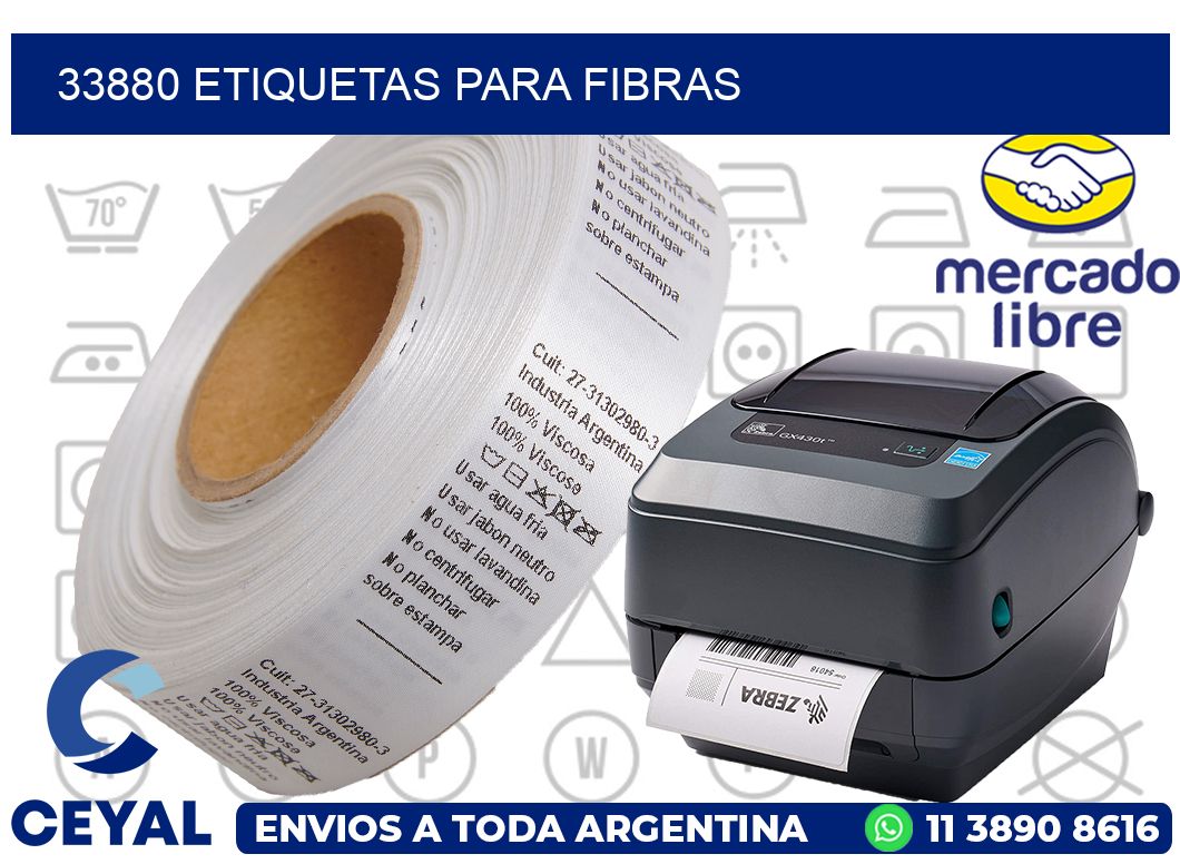 33880 ETIQUETAS PARA FIBRAS