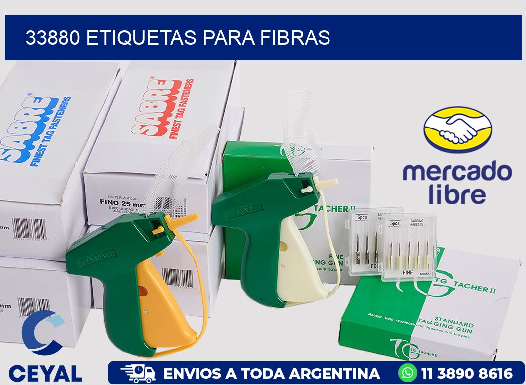 33880 ETIQUETAS PARA FIBRAS