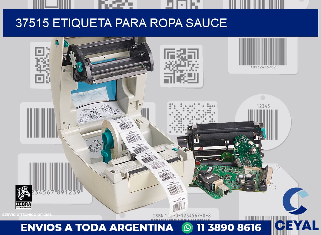 37515 ETIQUETA PARA ROPA SAUCE